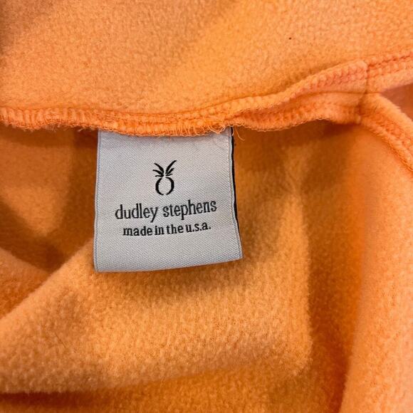 Dudley Stephens Highland Vello Fleece Pullover Peach High Low Women's Medium - Picture 4 of 7